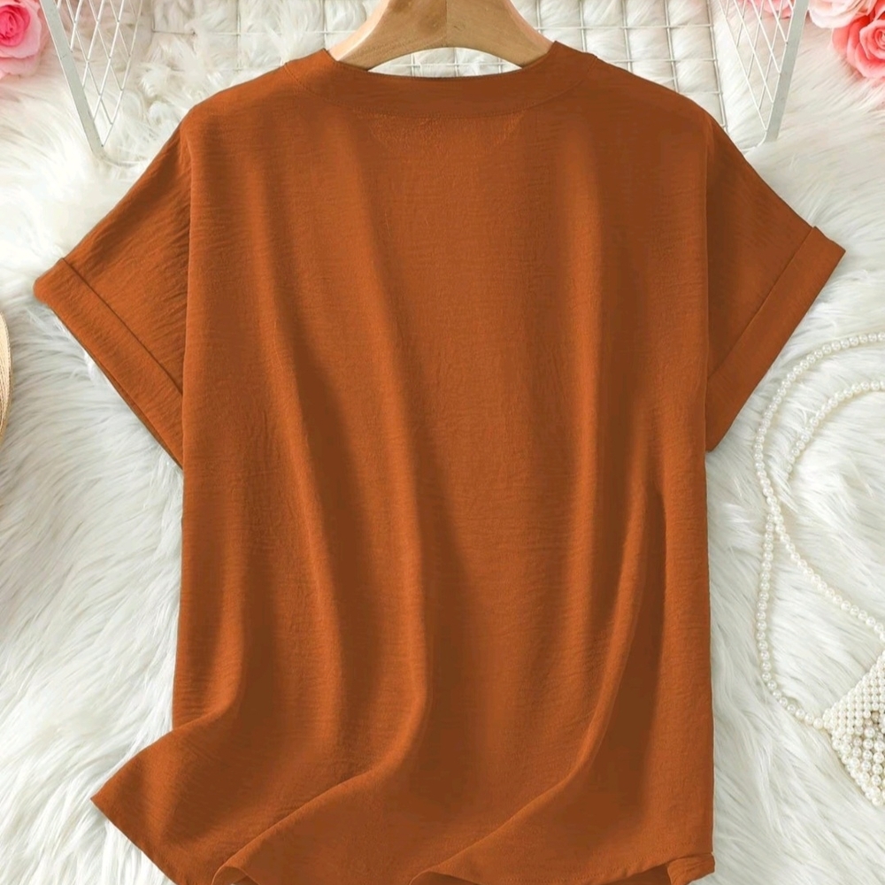 Women's Rust Top - Picture 3 of 5